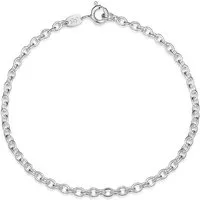 Silberkettenstore Silberarmband Erbskette Armband 2,8mm - 925 Silber, Länge wählbar von 16-25cm