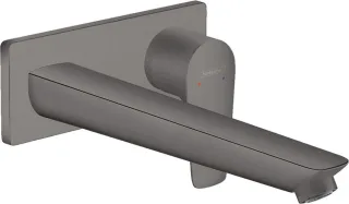 Hansgrohe 2-Loch Waschtischmischer Unterputz Talis E F-Set Brushed Black langer Auslauf, 71734340 71734340