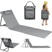 HOMECALL Strandtuch Strandmatte Liegestuhl Strandliege klappbar leicht, (61 cm, 1-St), Schnell Trocknet verstellbarer