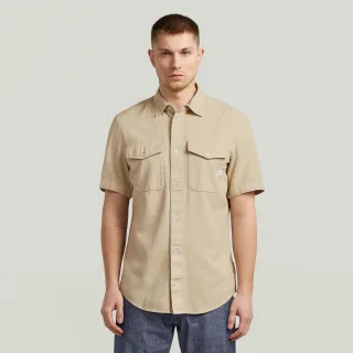G-Star - Marine Slim Shirt ss dk brick gd - Gr. - M