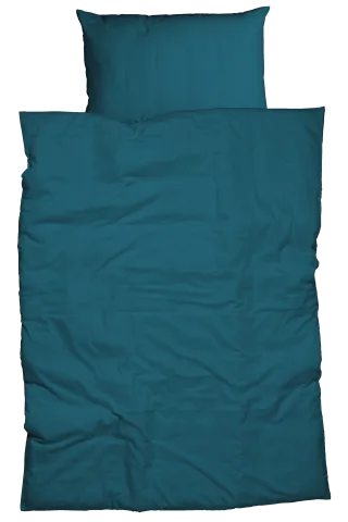 CASATEX Bettwäsche "Uni" 2 Stk. Uni Design, Reißverschluss, tolle Farben