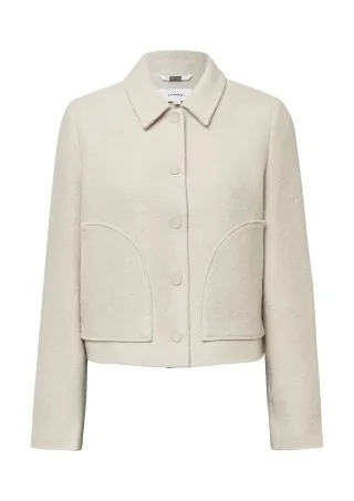 comma - Indoor-Jacke beige - Gr. - 44