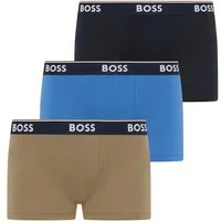 BOSS Trunk (Packung, 3-St) aus Stretch-Baumwolle mit Logo-Bund, mittlere Bundhöhe