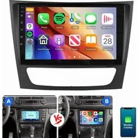 ESSGOO Für Mercedes E-Klasse W211 W219 Android 15 GPS NAVI Bluetooth Autoradio (RDS, Digitalradio (DAB), FM, AM, Carplay Android Auto Navi WIFI BT EQ)