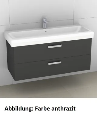 Artiqua 413 Waschtischunterschrank für iCon 124025 Riviera Eiche quer NB, 413-WU2L-K34-7180-438 413-WU2L-K34-7180-438