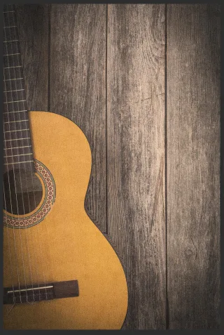 Fussmatte Gitarre 10163 | Größe: 60 cm x 90 cm