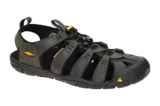 Keen 1013107 Clearwater CNX Leather Herren Sandale - Wander/Trekking, Grau Ma...