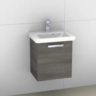 Artiqua 414 Waschtischunterschrank für Subway 2.0 7315F0 Graphit Struktur quer, 414-WUT-V79-L-7098-4 414-WUT-V79-L-7098-401