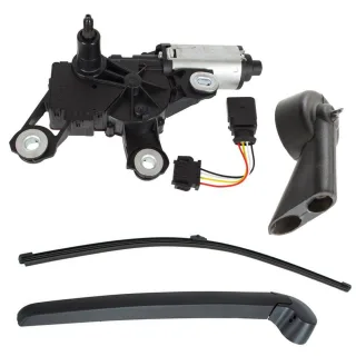 Heckscheibenwischer Heckwischer Motor Scheibenwischer Spritzdüse KOMPLETT SET 4G9955711 8E9955985 für Audi A6 4G C7 ab 2011-2018