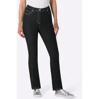 Sieh an! Bequeme Jeans Jeans komfortabel in gerader Beinform