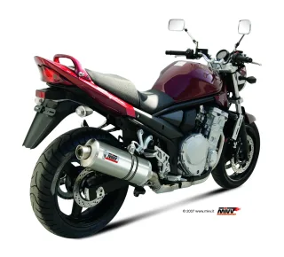 Sport Auspuff MIVV Oval Edelst. Suzuki GSF 650 Bandit/GSX 650F Bj.2007-2015 Typ:CJ1/CJ2/CZ1/CZ2 +ABE