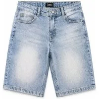 THREE OAKS Jeansshorts Three Oaks Jungen Jeansshorts – Moderne Denim Bermuda in Hellblau