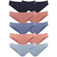 petite fleur by Lascana Bikinislip (10er-Pack) aus elastischer Baumwolle