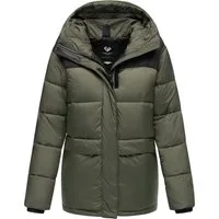 Ragwear Anorak Wikesh stylische Winter Steppjacke mit Colourblocking
