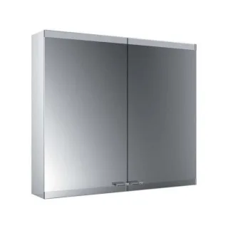 Emco Asis Evo Aufputz-Lichtspiegelschrank 939708104 800x700mm, 2-türig, ohne lightsystem, ohne Spiegelheizung