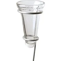 esschert design Regenmesser mit Glasmessbecher und Haltestange aus Zink Garten Regen Regenmesser