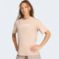 adidas TERREX Funktionsshirt CLASSIC LOGO für Sportmode und Outdoormode, mit Kurzarmdesign, ohne Verschluss