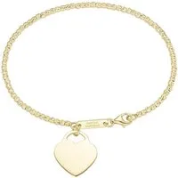 GIORGIO MARTELLO MILANO Armband Kugelkette diamantiert mit Anhänger Herz, Silber 925