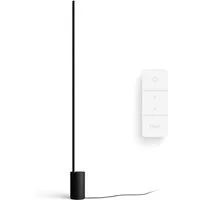 Philips Hue Smarte LED-Leuchte Bundle Gradient Signe Stehleuchte schwarz, Abschaltautomatik, Bluetooth, CCT - über Fernbedienung, Dimmer, Dimmfunktion, Farbsteuerung, Farbwechsel, Fernbedienung, Infrarot inkl., Leuchtdauer einstellbar, Memoryfunktion