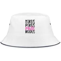 Spreadshirt Sonnenhut Hokus Pokus Malle Modus Mallorca Party Fischerhut (1-St)