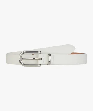 BRAX - Ledergürtel weiß - Gr. - 80