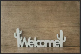 Fussmatte Welcome Kaktee 4780 | Größe: 60 cm x 45 cm