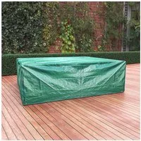 Casativo Gartenmöbel-Schutzhülle XL Abdeckhaube für Gartenmöbel 250x80x210 cm Wetterfest & UV-beständig, Reißfest/Schutzhülle mit Kordelzug/Wetterresistenz