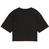 PUMA Funktionsshirt ESS 2 COLOR No. 1 Logo Short Length Tee G PUMA BLACK-VARSITY GREEN