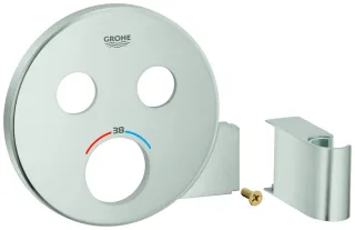 Grohe Rosette 49034 rund für SmartControl supersteel, 49034DC0 49034DC0