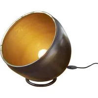 Mirabeau Tischleuchte Bodenlampe Moorford antikschwarz/messing