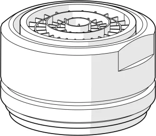 Hansa Luftsprudler HANSA 1018460V-33, STD M24x1 CC D Matt-Schwarz, 1018460V-33 1018460V-33