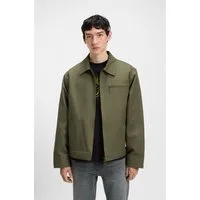HUGO Canvasjacke Blake leicht wattiert, regular fit Overshirt Übergangsjacke Kurzjacke Bomber