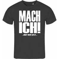 deinshirt Print-Shirt Herren T-Shirt Mach ich aber nicht jetzt Funshirt mit Motiv