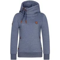naketano Hoodie Kapuzenpullover Damen Baumwolle, weich, Kapuze, Kängurutasche (Spar-Set, Darth) Hoodie, weiche Sweatware, Rippbündchen, Streetwear, Loungewear