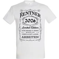 Youth Designz T-Shirt RENTNER 2026 Herren T-Shirt Rente Geschenk mit lustigem Spruch zum Ruhestand
