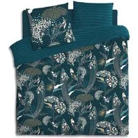 Atmosphera Créateur d'intérieur Bettwäsche Bettwäsche, Bedruckt, Art D Pfau, 240 x 220 cm - Atmosphera, Baumwolle, angenehmes Material