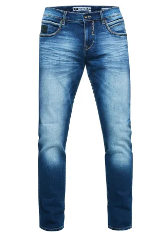 Jeans Hose "TOYAMA" Regular Fit mit Kontrast Naht
