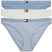 Tommy Hilfiger Underwear String 3 PACK THONG (EXT.SIZES) (3-St) basic, elastischer Bund, unifarben