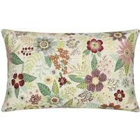 Erwin Müller Kissenhülle Kissenhülle "Blumen", Jacquard Blumen
