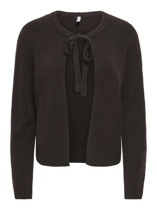 ONLY - ONLJESSIE LS ONE STRING CARDIGA KNT NOOS Chocolate Torte - Gr. - S