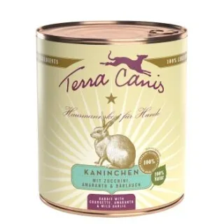 Terra Canis Classic Adult 6x800g Kaninchen mit Zucchini, Amaranth und Bärlauch