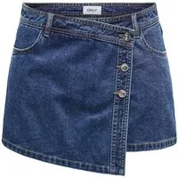 ONLY Jeansrock ONLLESLY (1-tlg) Wickel-Design
