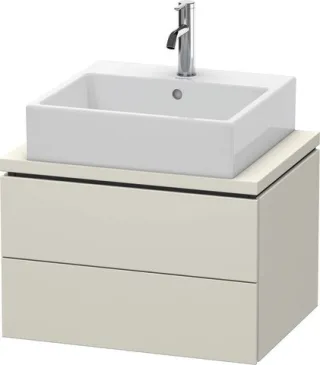 Duravit L-Cube Konsolenwaschtischunterbau wandhängend Taupe Matt 620x477x400 mm - LC580509191 LC580509191