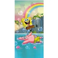 Sponge Bob Strandtuch Badehandtuch Strandtuch 70x140 cm aus Baumwolle