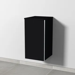 Sanipa 3way Unterschrank mit 1 Tür, Schwarz-Matt, BS13608 BS13608