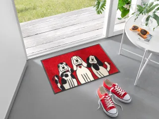 Three Dogs wash + dry Matte | Größe: 40x60cm