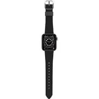 Symmetry Cactus Leather, Uhrenarmband schwarz, Apple Watch 42/44/45 mm