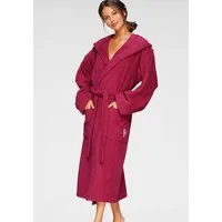 Bruno Banani Unisex-Bademantel Robby, ideal für Sauna & Spa, Standard, Premium und Überlänge, Langform, Walkfrottee, Kapuze, Gürtel, Damen & Herren Bademäntel, Baumwolle, mit Taschen, Sauna, XS-3XL