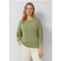 s.Oliver 3/4 Arm-Pullover Sweatshirt Sweatshirt aus Scuba mit 3/4-Arm