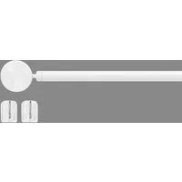 Good Life Scheibenstange Kreis, Ø 10 mm, 1-läufig, ausziehbar, ohne Bohren, geklebt, Kunststoff, Metall